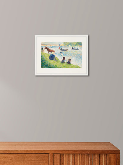 At ve Tekneler - Georges Seurat