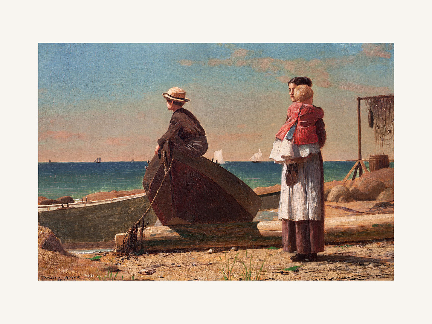 Babamı Beklerken - Winslow Homer