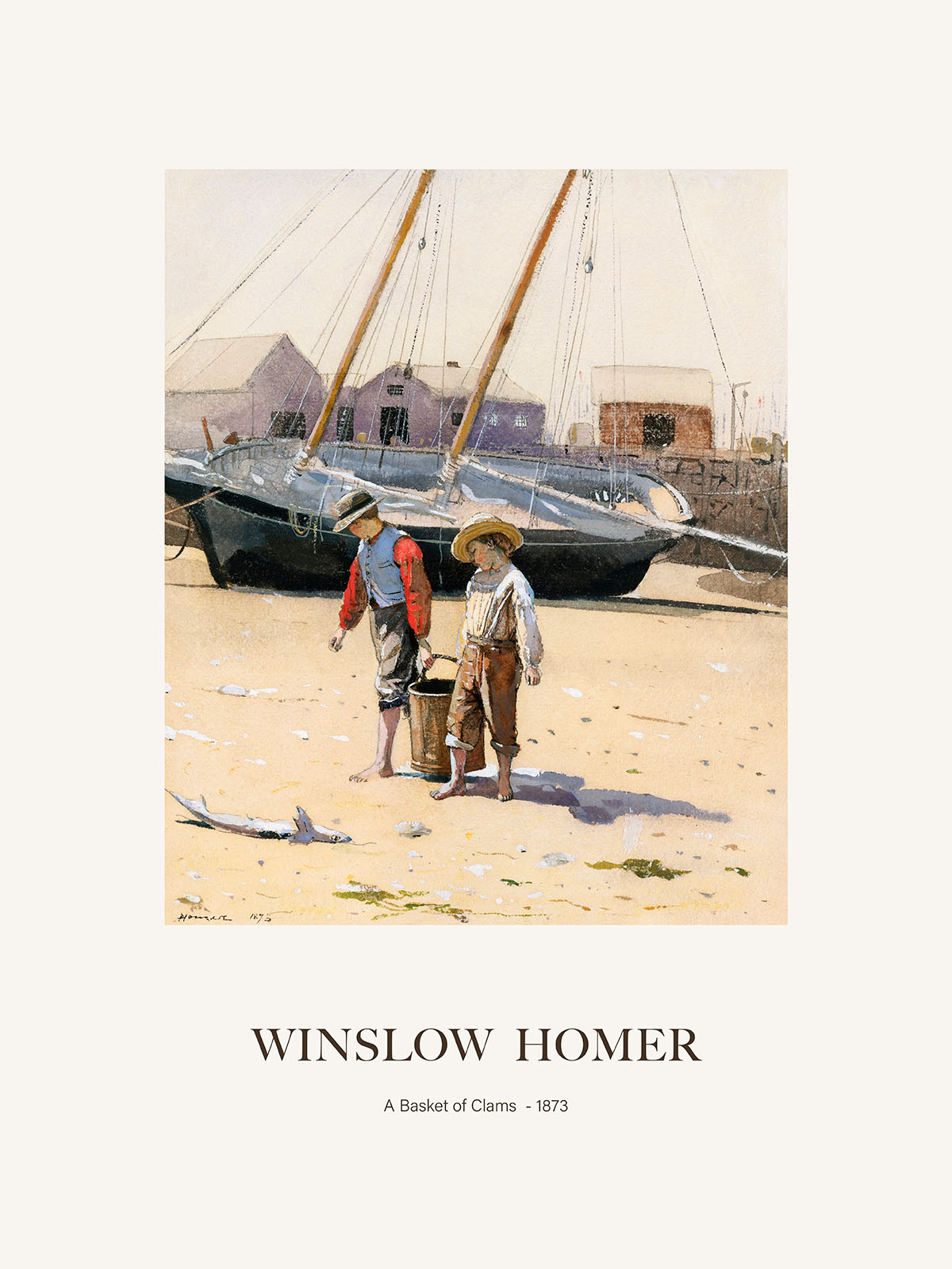 İstiridye Sepeti - Winslow Homer