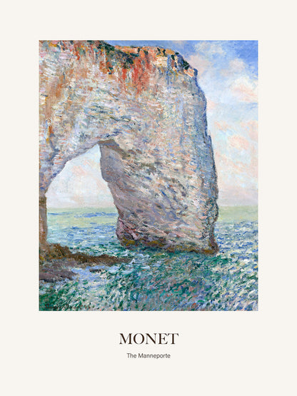 Etretat Yakınında Manneporte - Claude Monet