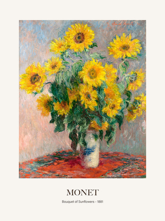 Ayçiçeği Buketi - Claude Monet