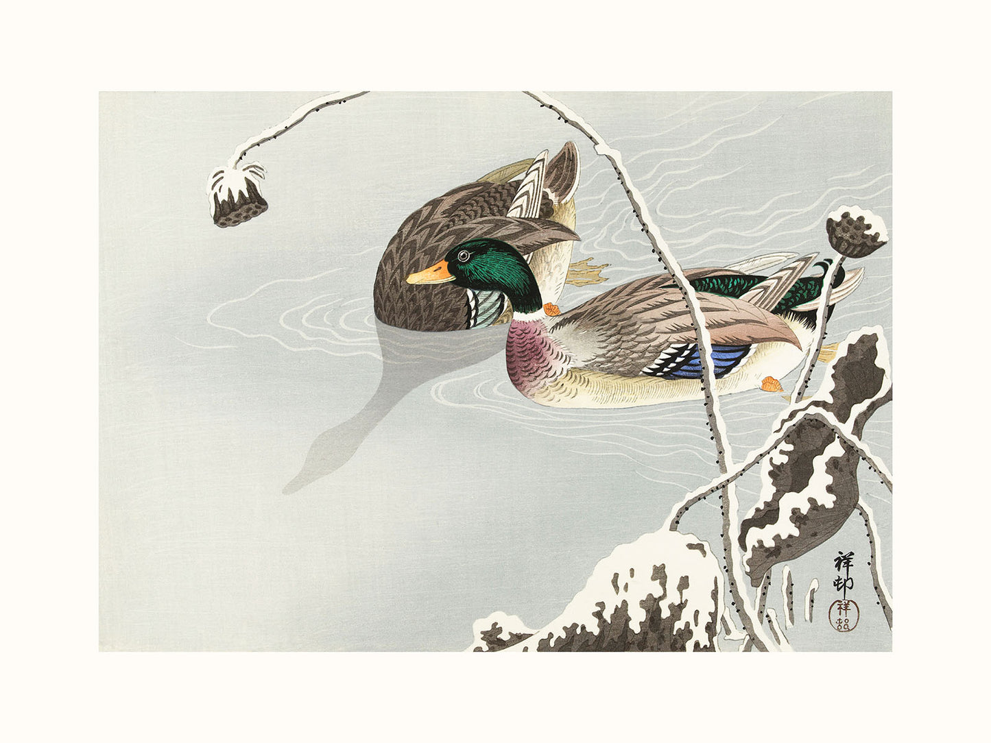 Yeşilbaşlar - Ohara Koson