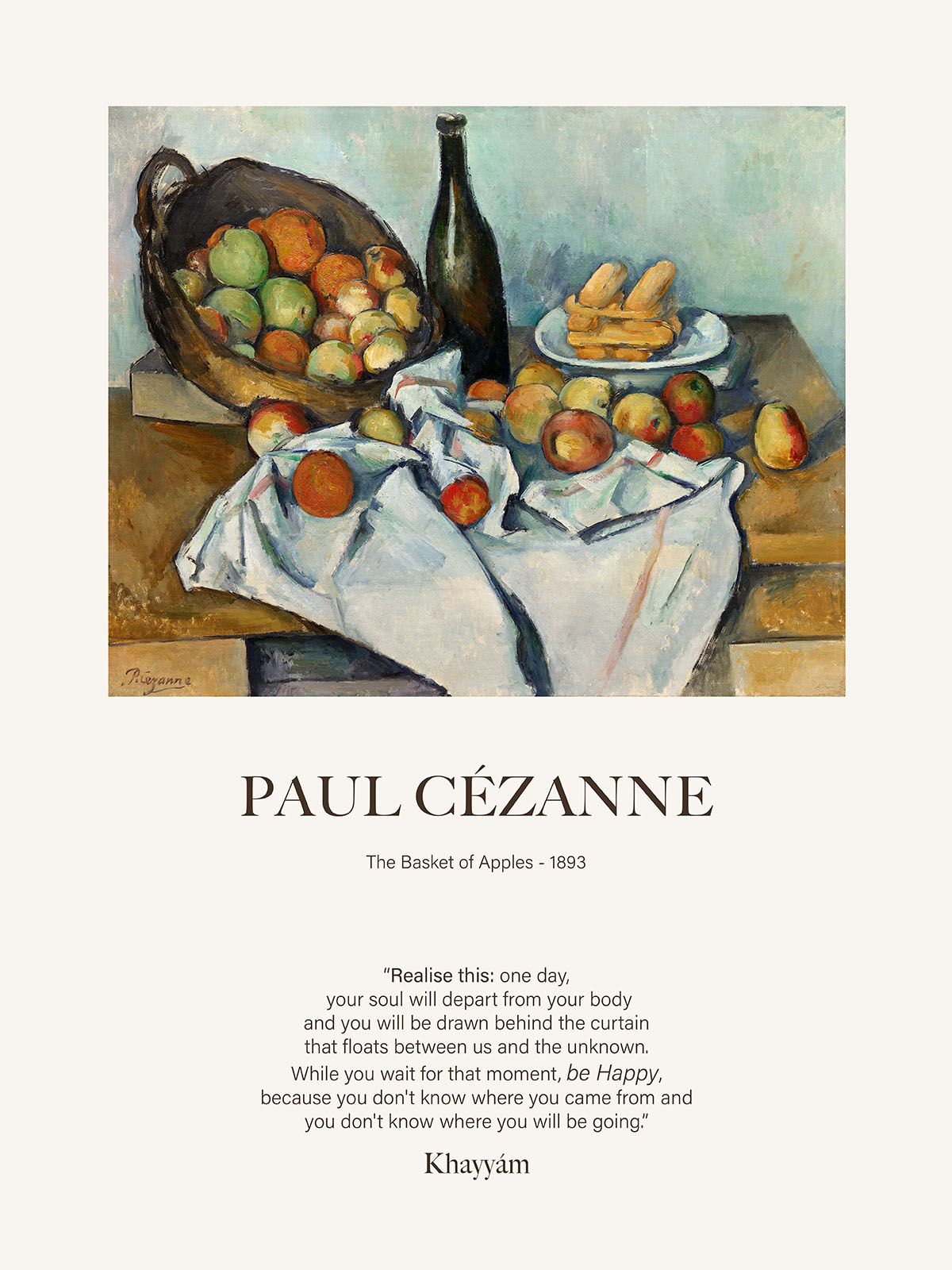 Elma Sepeti ve Hayyam Şiiri - Paul Cézanne