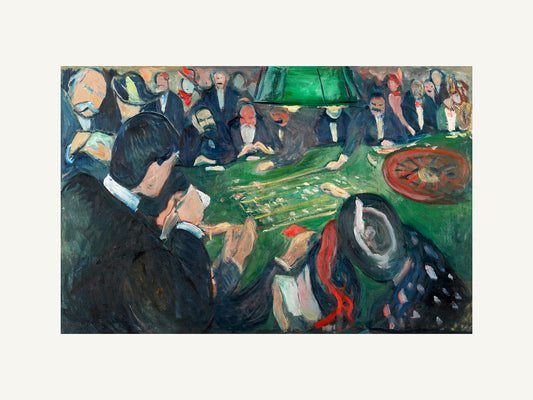 Monte Carlo'daki Rulet Masasında - Edvard Munch