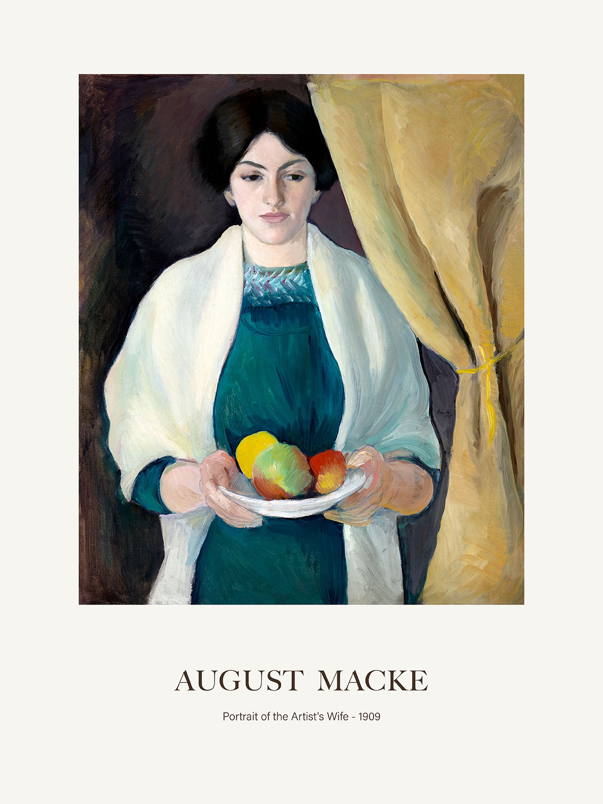 Sanatçının Karısının Portresi - August Macke