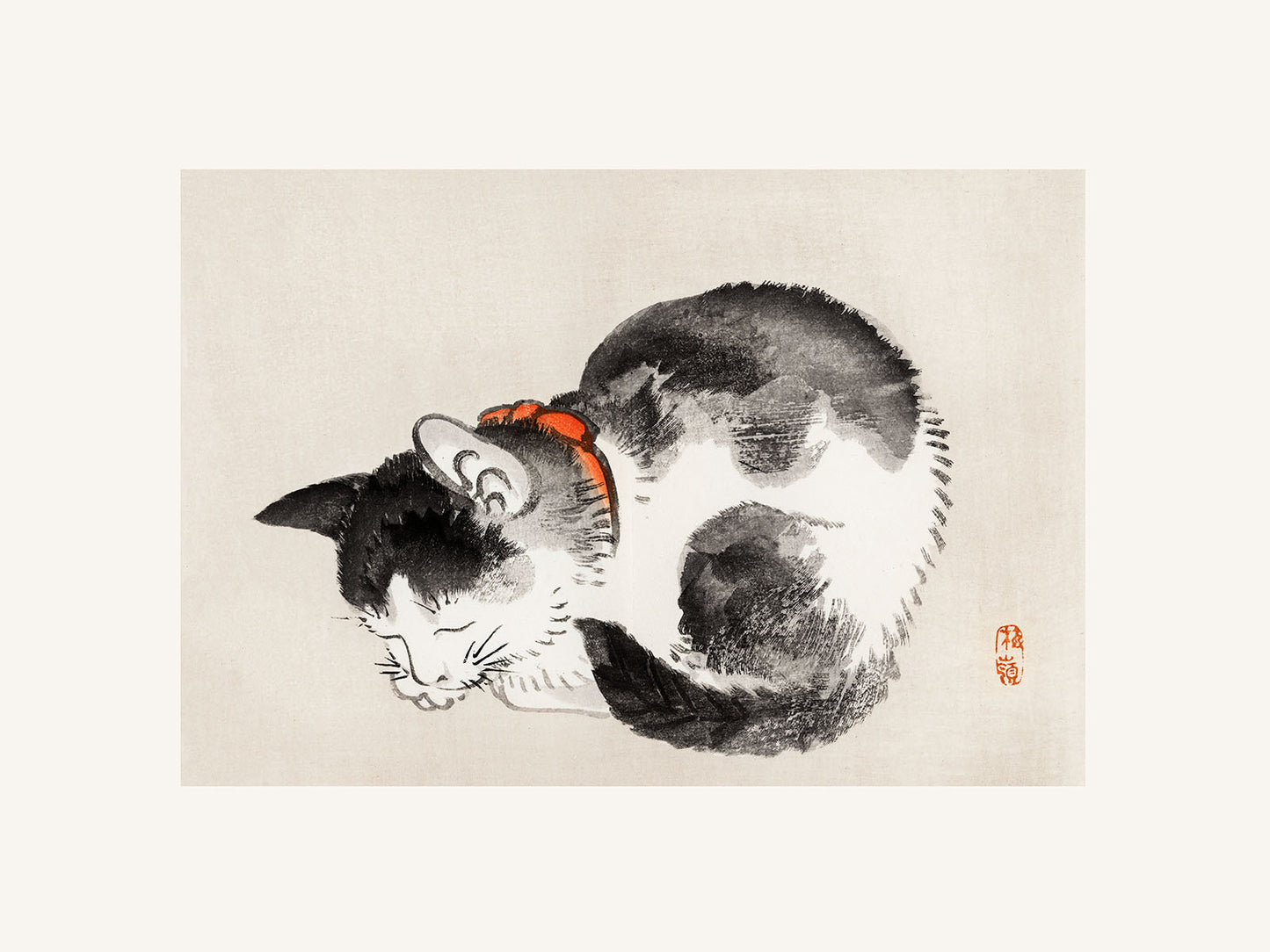 Uyuyan Kedi - Kono Bairei