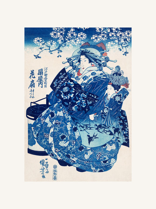 Ogiya uchi Hanaogi - Utagawa Kuniyoshi