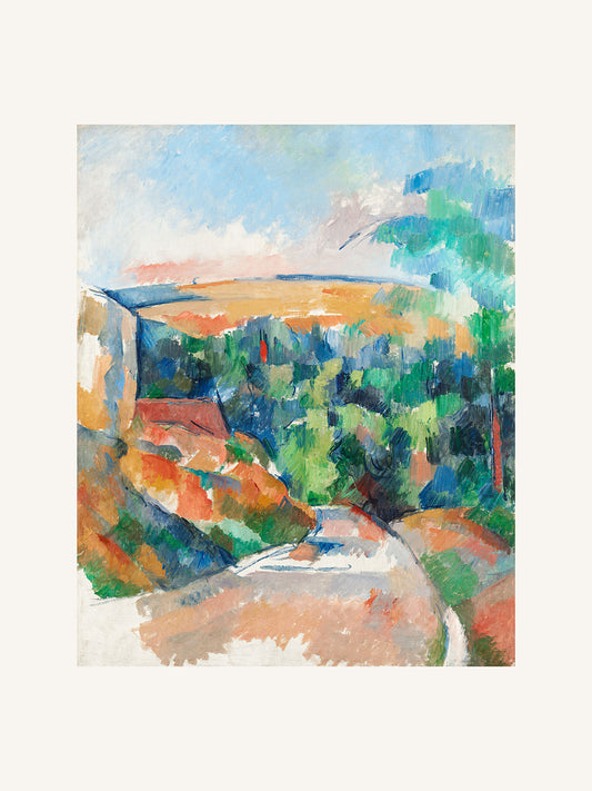 Yoldaki Viraj - Paul Cézanne