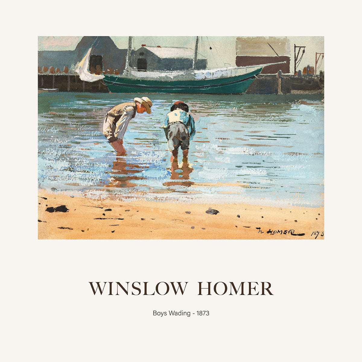 Çocuklar Suda Oynuyor - Winslow Homer