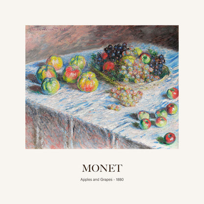 Elmalar ve Üzümler - Claude Monet