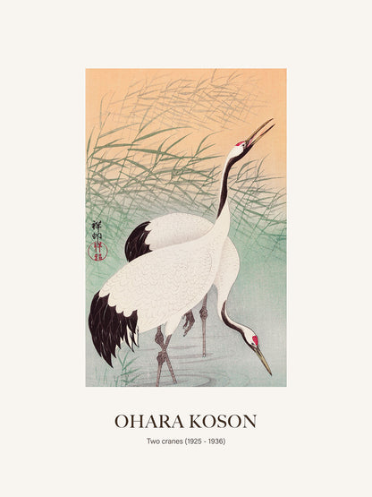 İki Turnagil - Ohara Koson