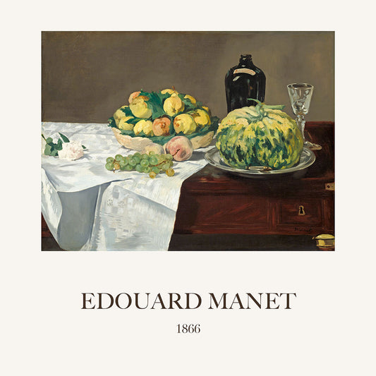 Kavun ve Şeftali - Edouard Manet
