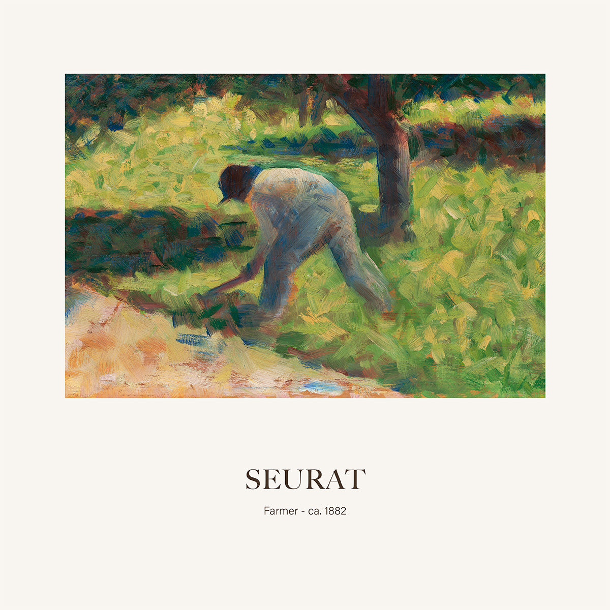 Çapalı Köylü - Georges Seurat