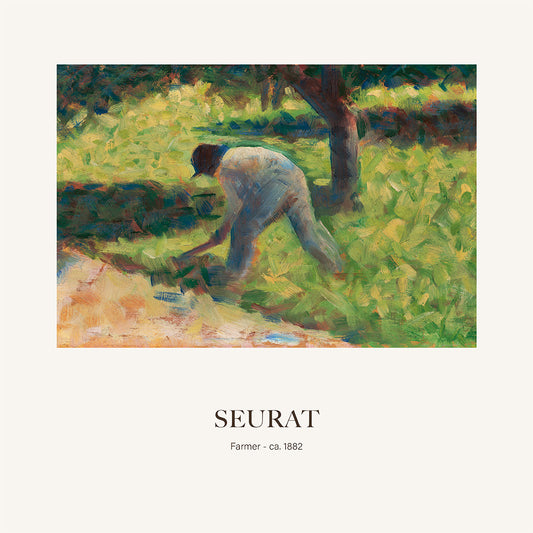 Çapalı Köylü - Georges Seurat