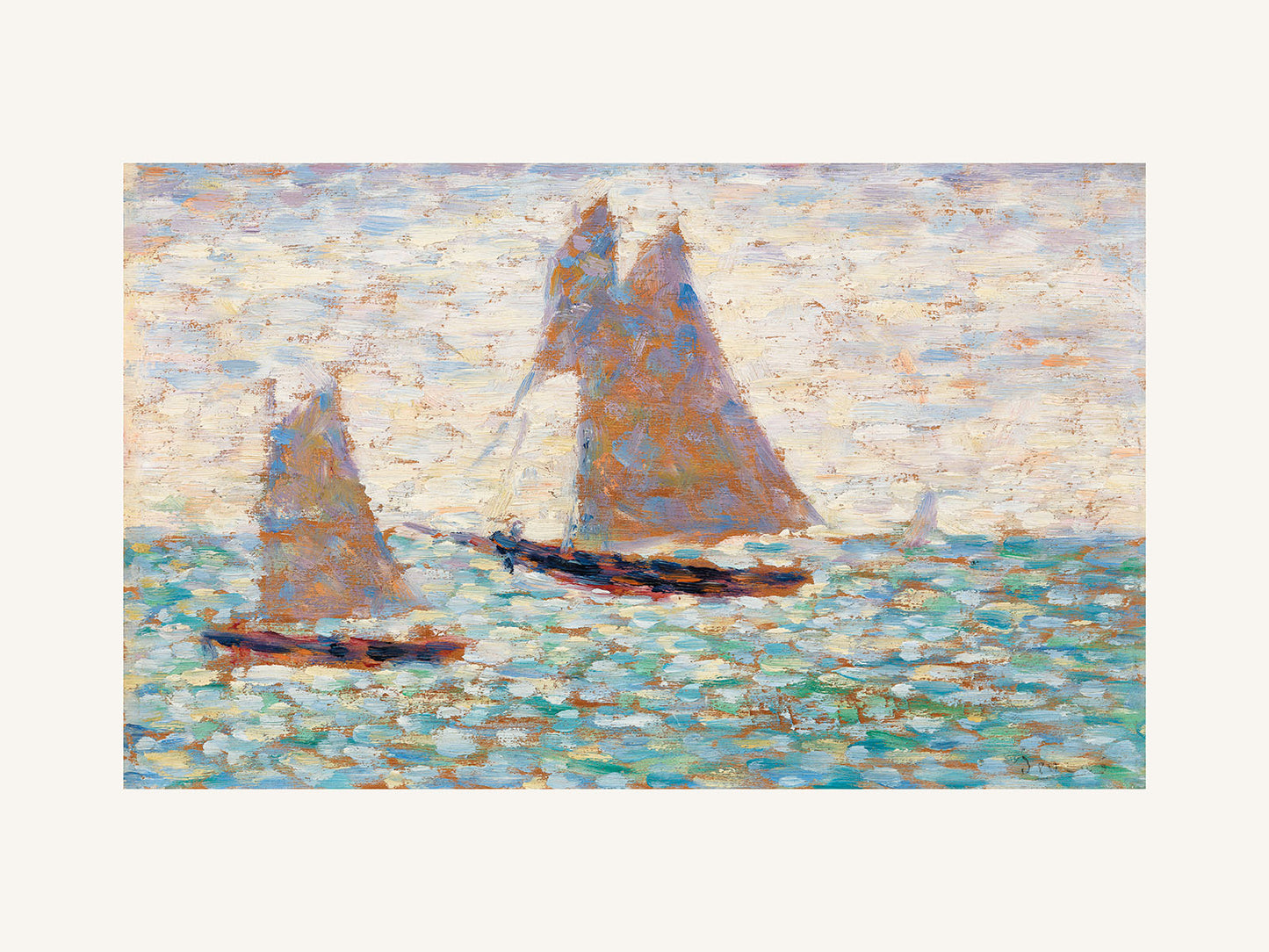 Yelkenli Tekneler - Georges Seurat