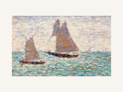 Yelkenli Tekneler - Georges Seurat