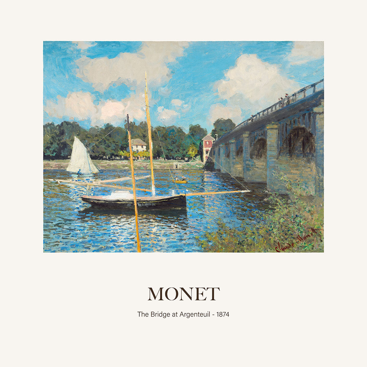 Argenteuil’de Köprü - Claude Monet