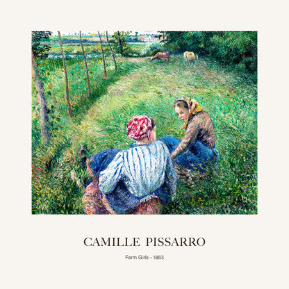 Köylü Kızları - Camille Pissarro