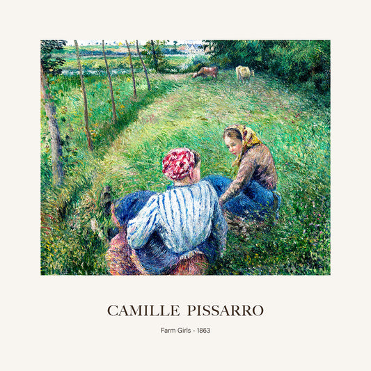 Köylü Kızları - Camille Pissarro