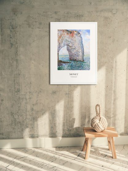 Etretat Yakınında Manneporte - Claude Monet