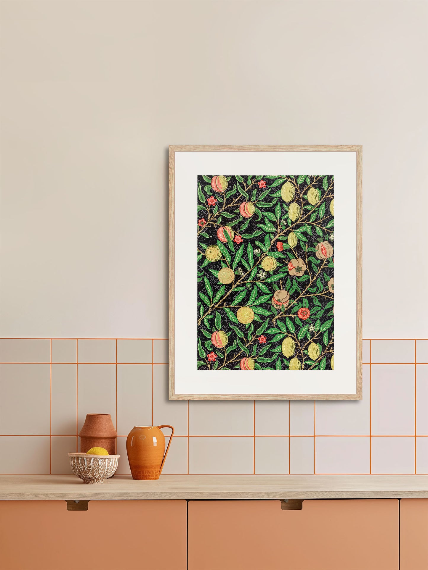 Meyve Deseni (Metinsiz) - William Morris