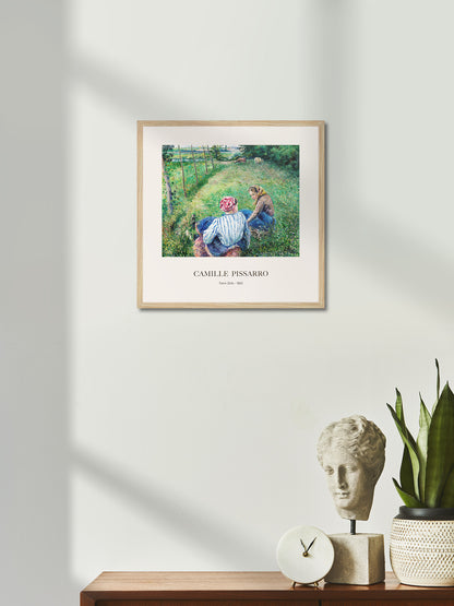 Köylü Kızları - Camille Pissarro