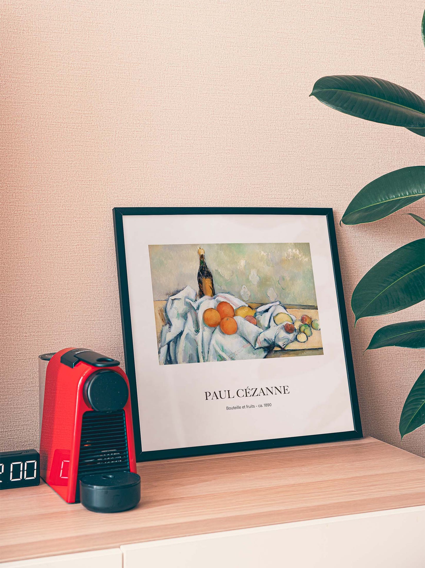 Şişe ve Meyveler - Paul Cézanne