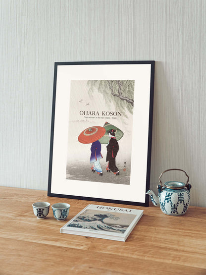 Yağmurda İki Kadın - Ohara Koson