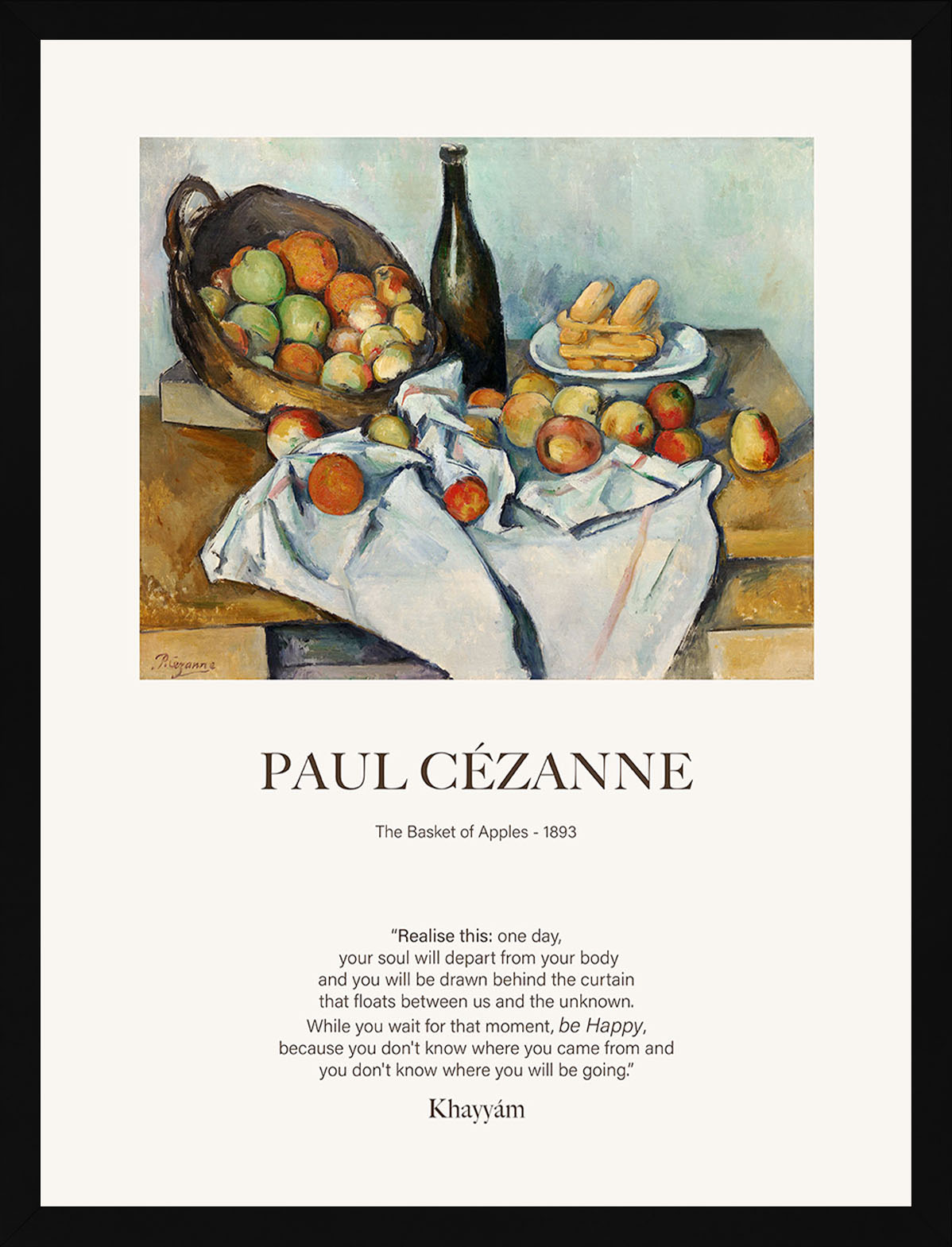 Elma Sepeti ve Hayyam Şiiri - Paul Cézanne