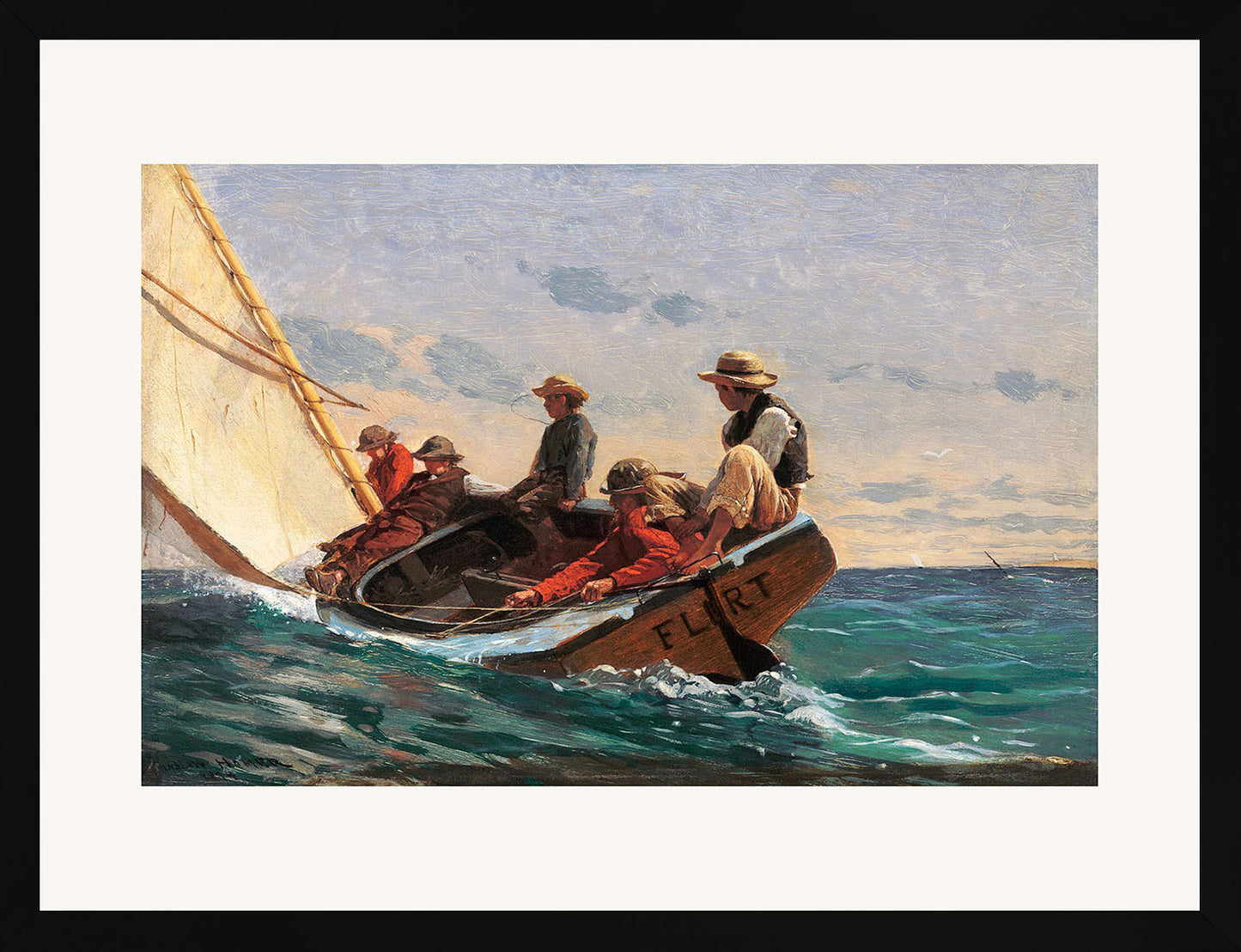 Yelkenli Tekne - Winslow Homer
