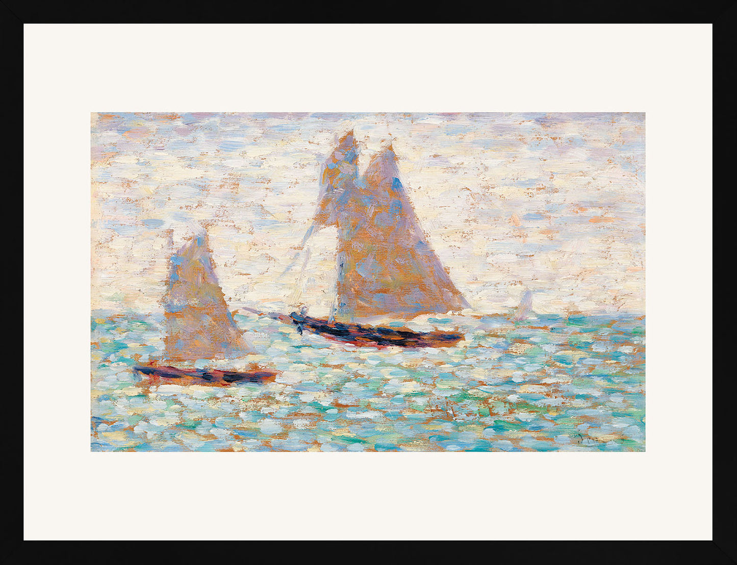 Yelkenli Tekneler - Georges Seurat