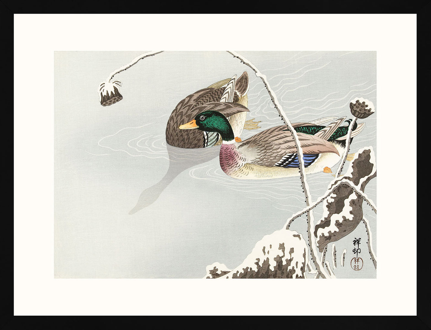 Yeşilbaşlar - Ohara Koson