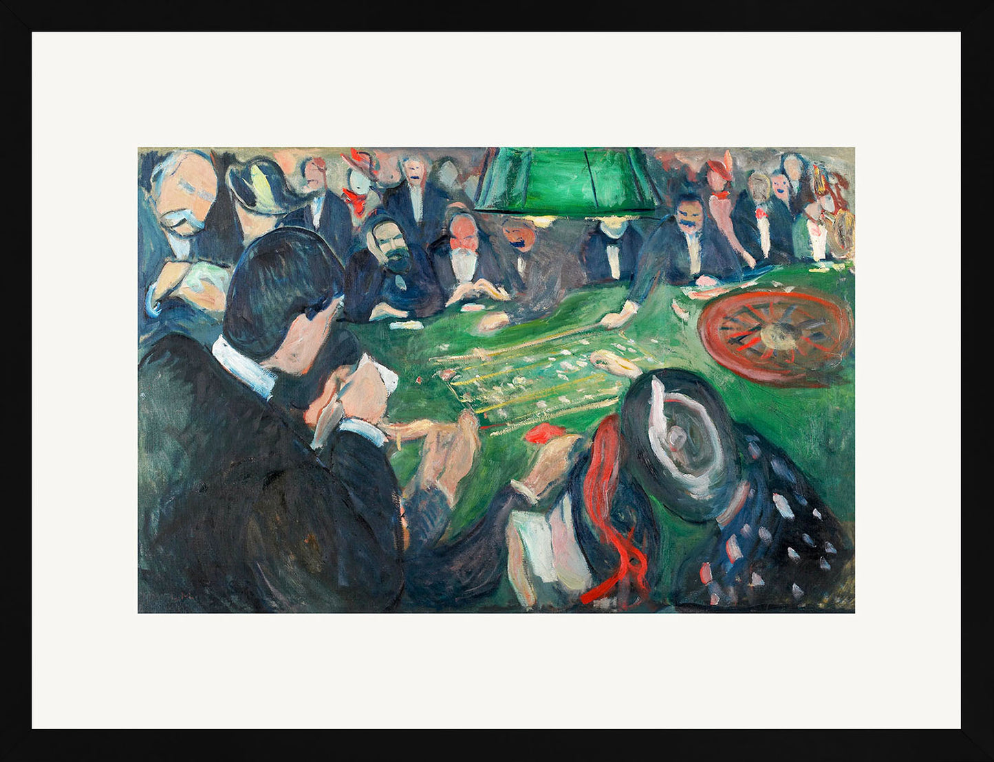 Monte Carlo'daki Rulet Masasında - Edvard Munch