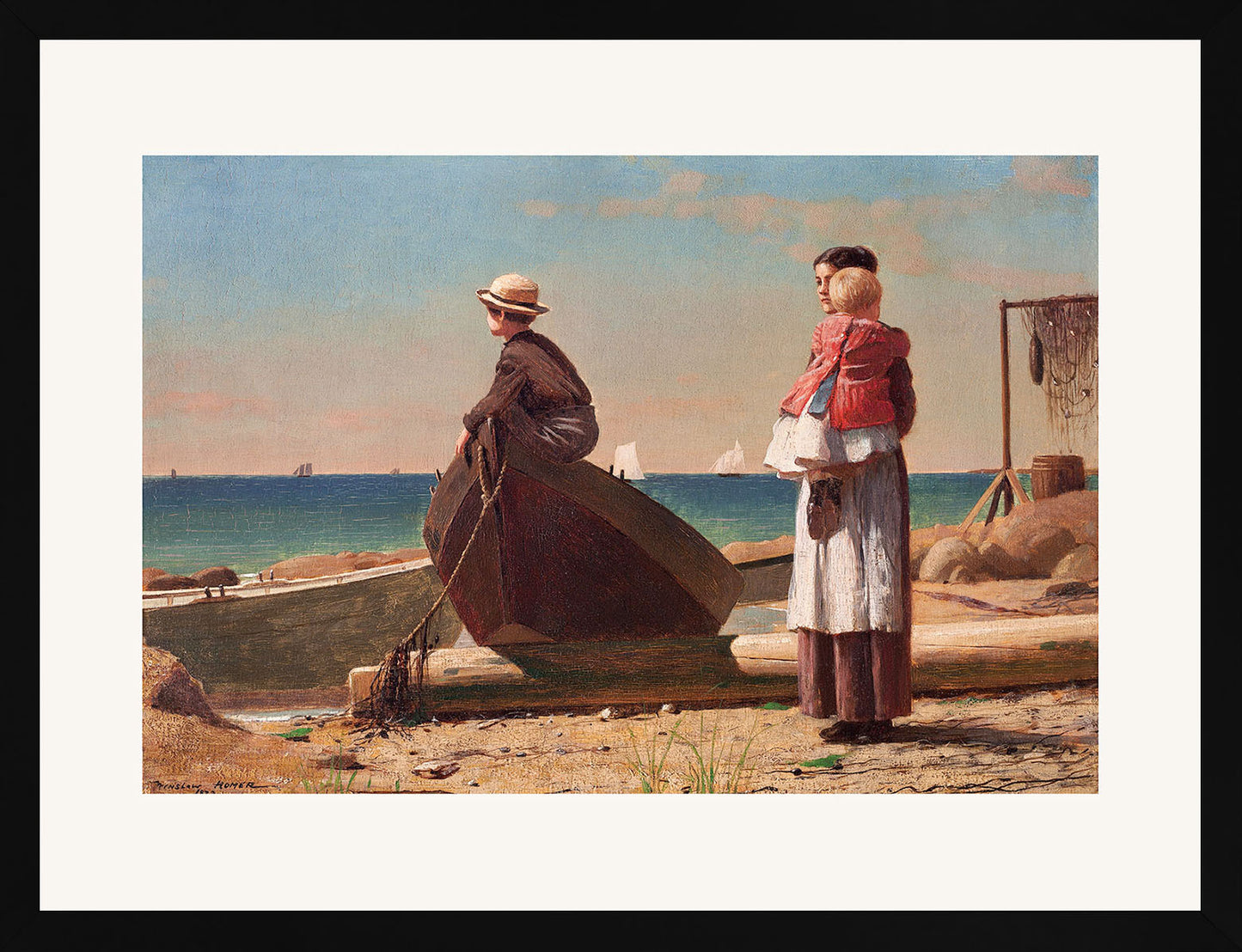 Babamı Beklerken - Winslow Homer