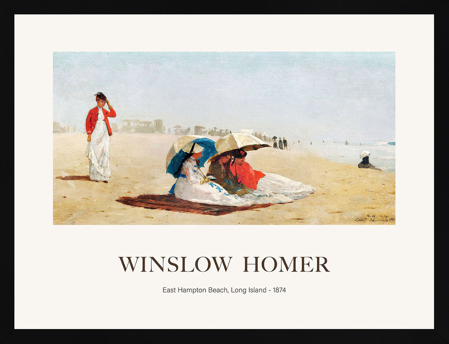Doğu Hampton Sahili - Winslow Homer