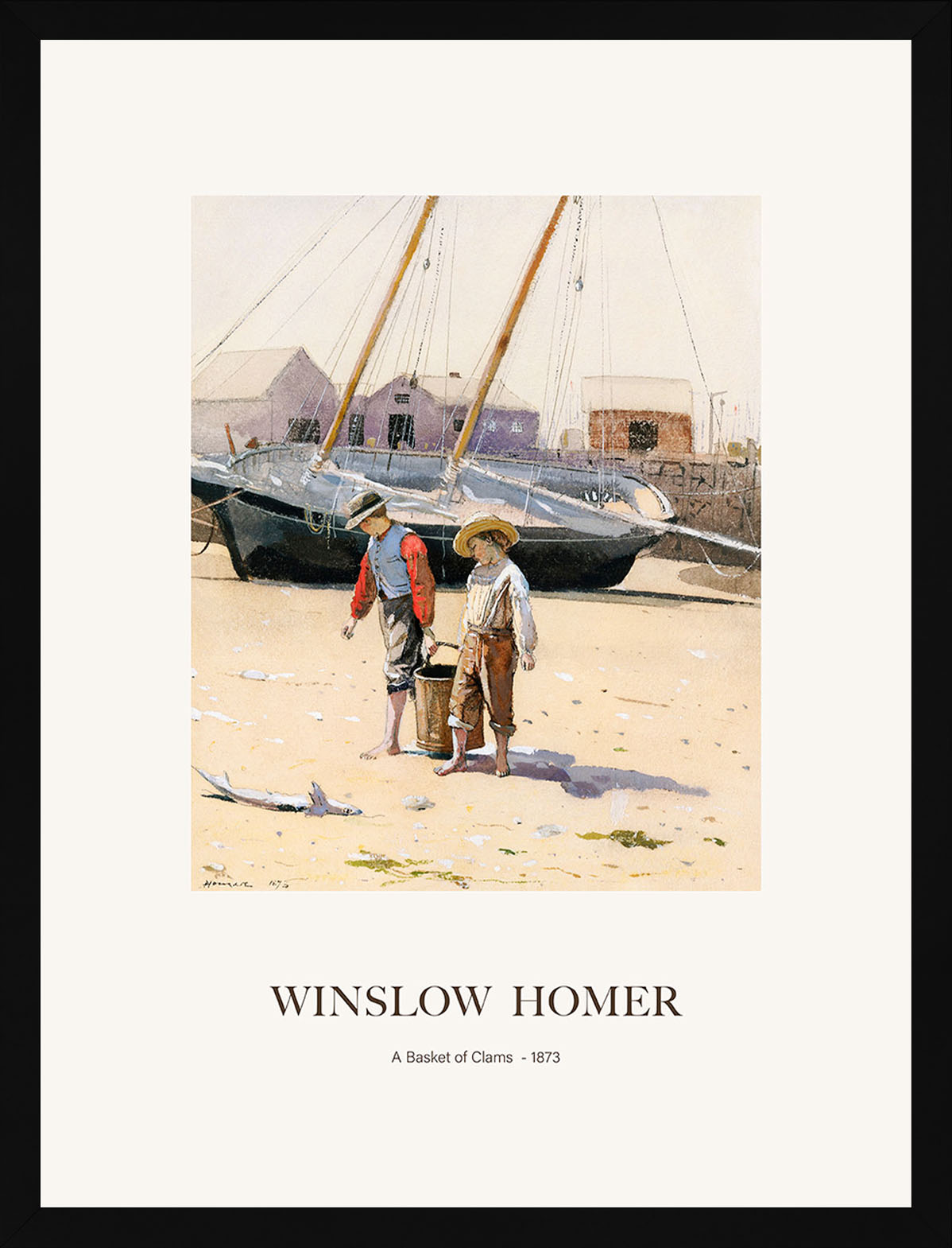 İstiridye Sepeti - Winslow Homer
