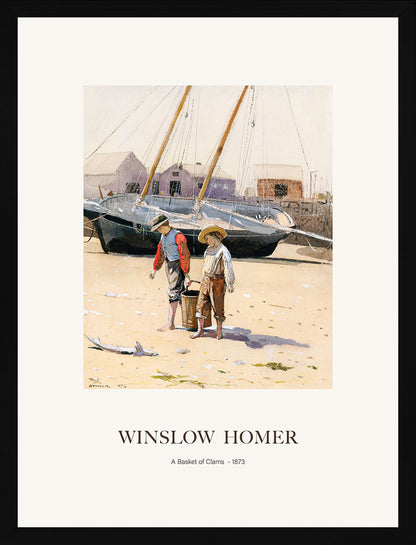 İstiridye Sepeti - Winslow Homer