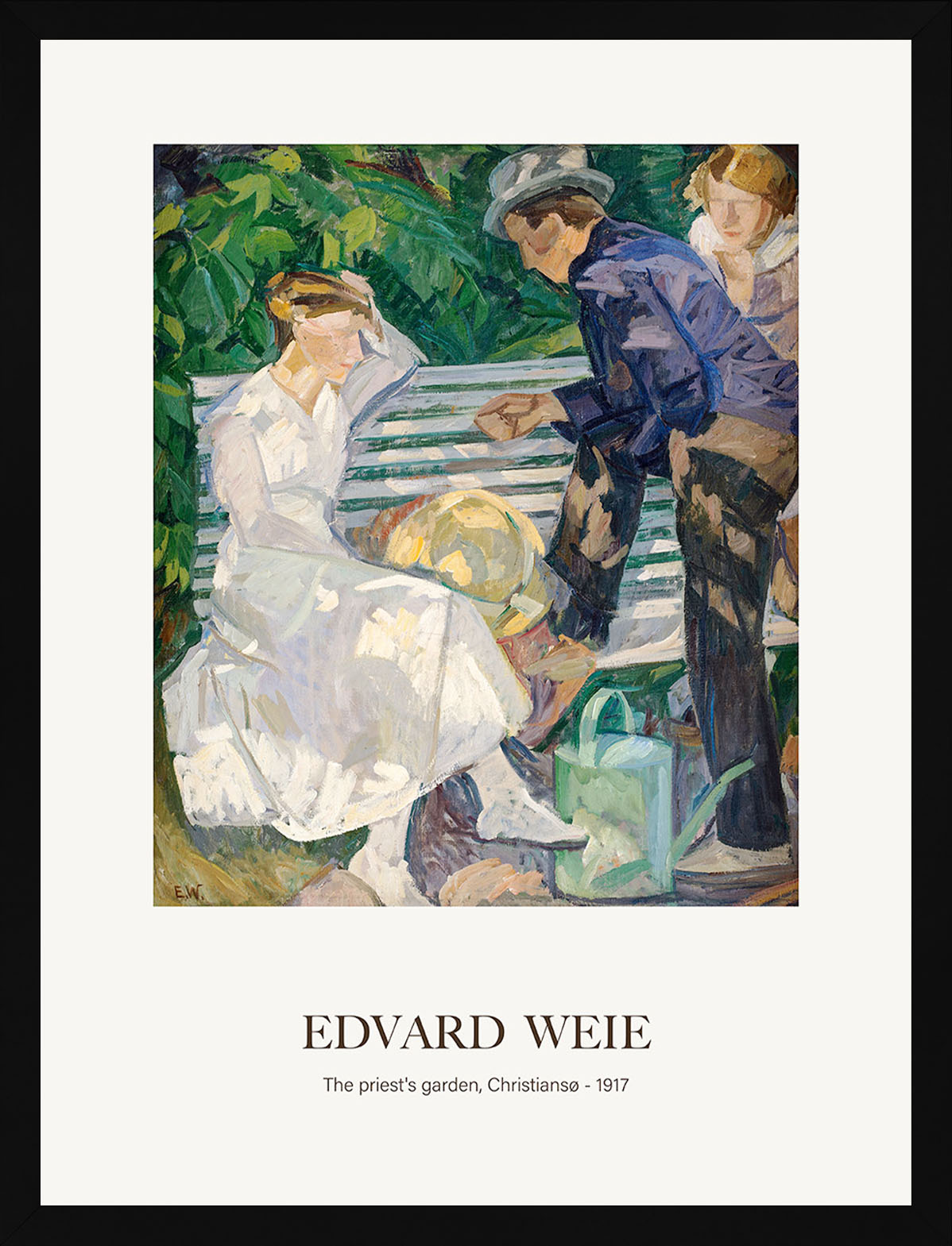 Rahibin Bahçesinde - Edvard Weie