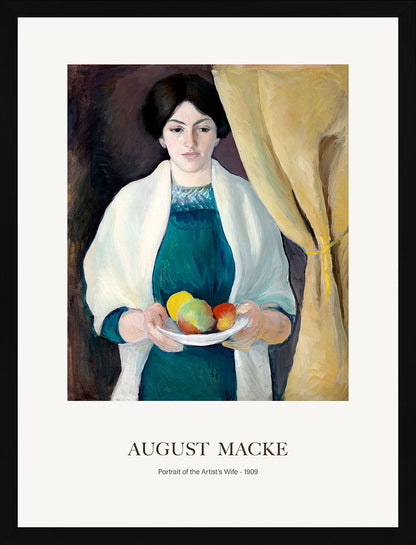 Sanatçının Karısının Portresi - August Macke