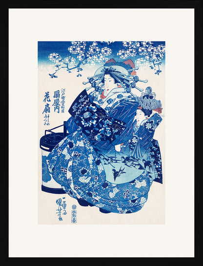 Ogiya uchi Hanaogi - Utagawa Kuniyoshi