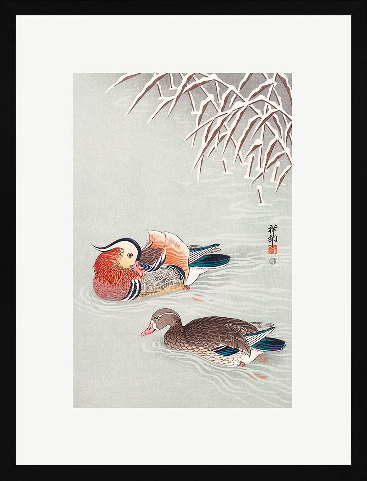 Mandarin Ördekleri - Ohara Koson