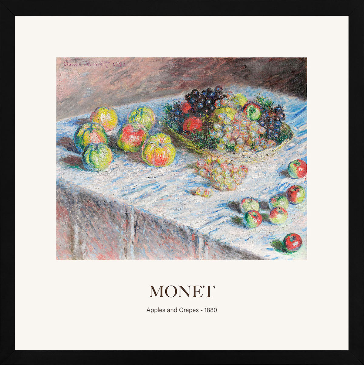 Elmalar ve Üzümler - Claude Monet