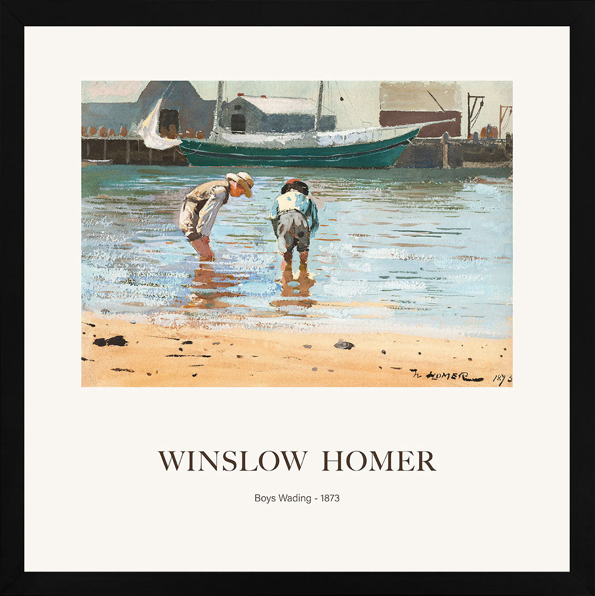 Çocuklar Suda Oynuyor - Winslow Homer