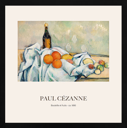 Şişe ve Meyveler - Paul Cézanne