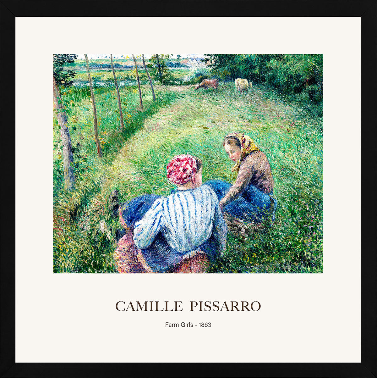 Köylü Kızları - Camille Pissarro