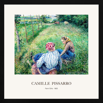Köylü Kızları - Camille Pissarro
