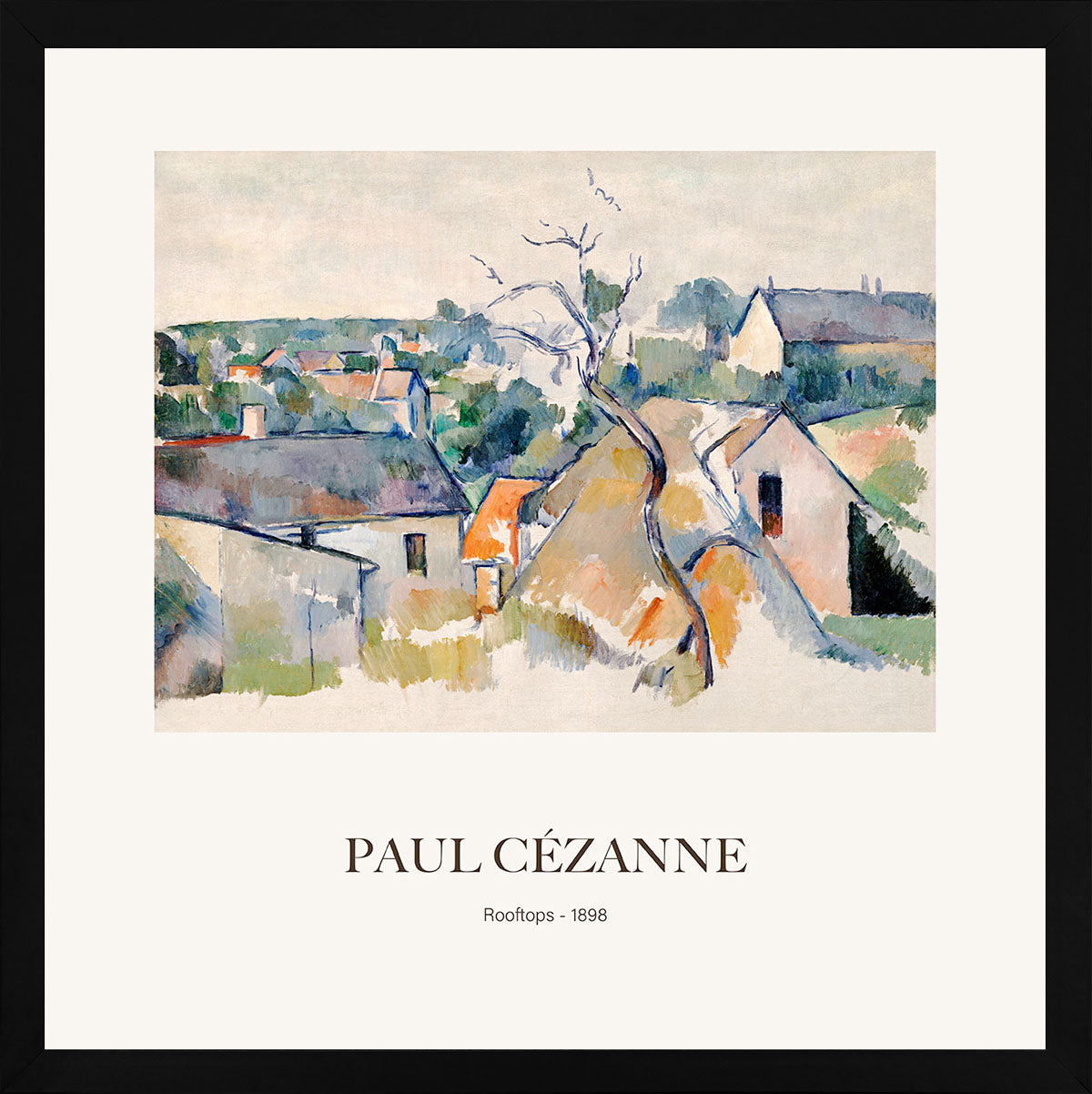 Çatılar - Paul Cézanne
