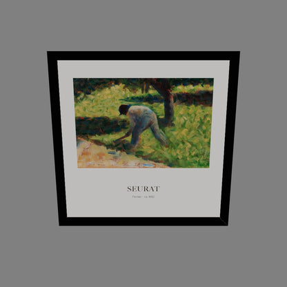 Çapalı Köylü - Georges Seurat