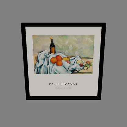 Şişe ve Meyveler - Paul Cézanne
