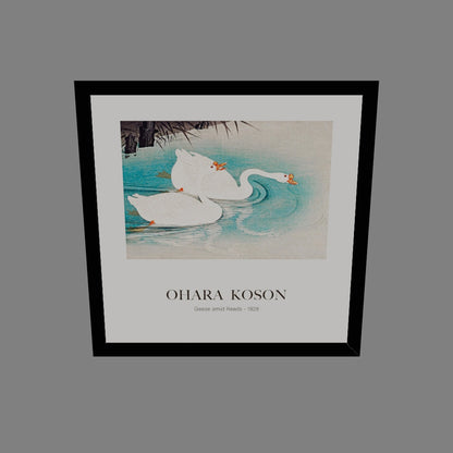 Sazlıklar Arasındaki Kazlar - Ohara Koson